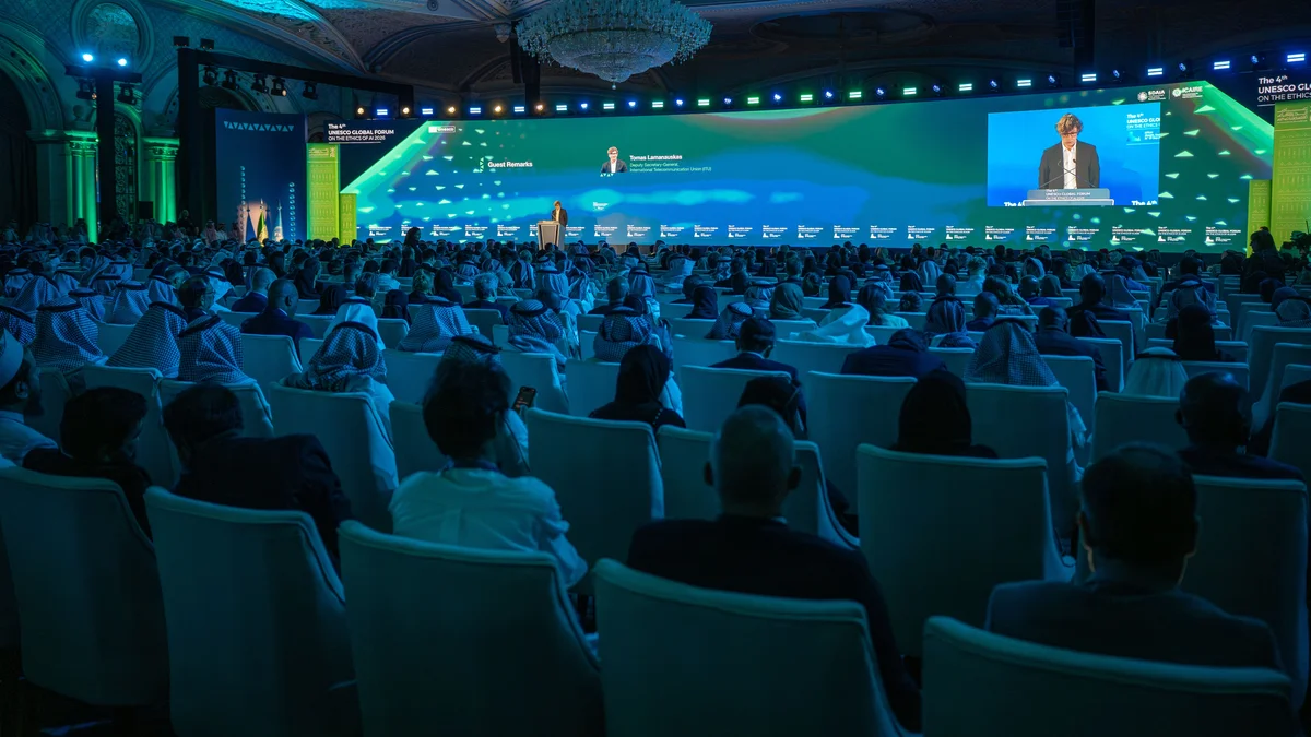4th UNESCO Global Forum on the Ethics of Artificial Intelligence in Riyadh (AN photo)