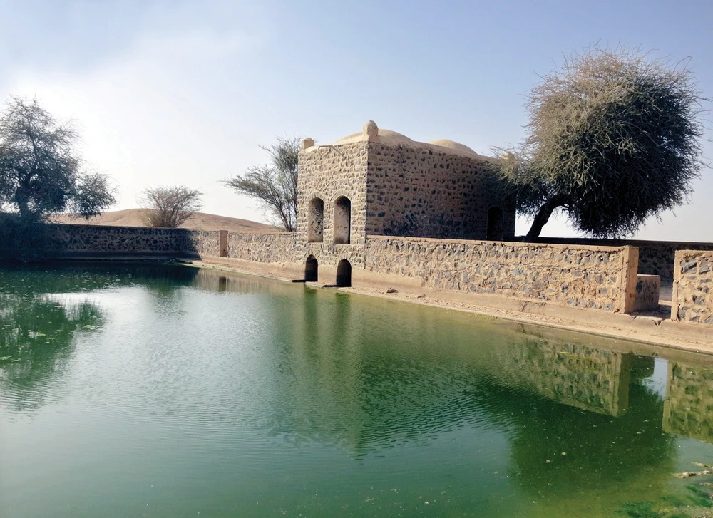 The Aqeeq Pond. (Photo/Saudi Tourism)
