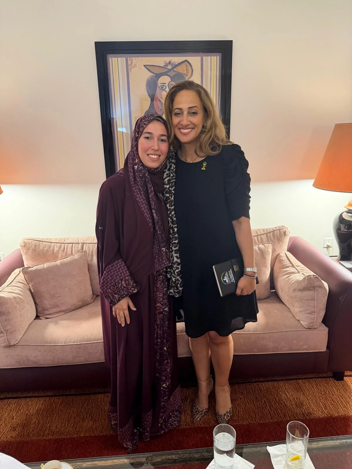 French lawmaker Amal Amelia Lakrafi, who is part of the delegation accompanying French President Emmanuel Macron, was speaking to a small group of journalists at the French Residence in Jeddah.