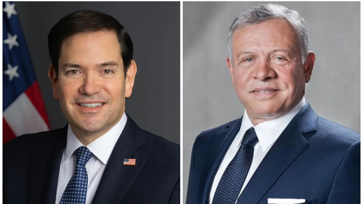 Jordan king urges US to help secure regional ceasefire in call with Rubio