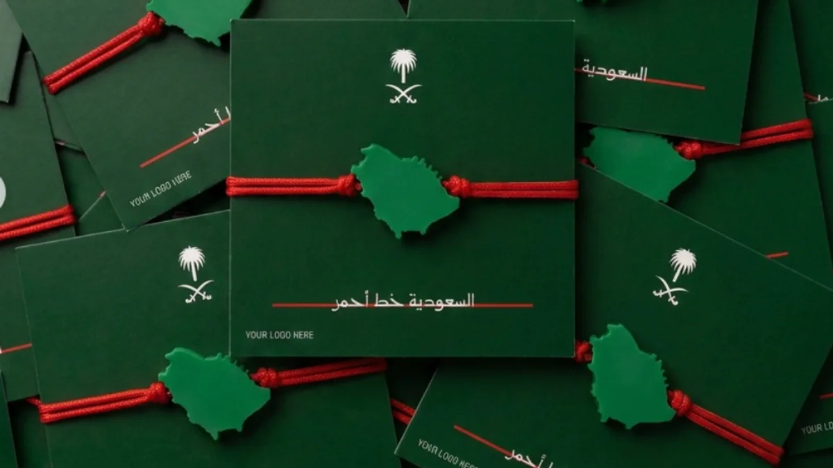 Saudi fashion brand SADF features patriotic designs expressing national pride and identity. (SADF)