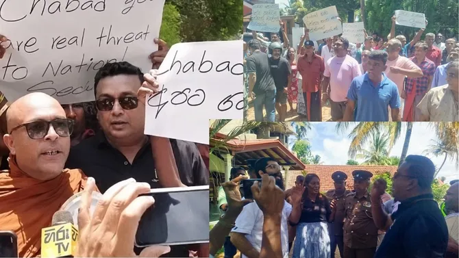 Buddhist monks protest Israeli presence, illegal activity in Sri Lankan surfing spot
