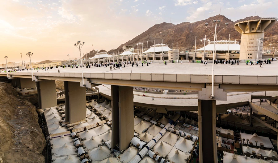 The valley of Mina plays an important role during Hajj season. (AN photo by Ziyad Alarfaj)
