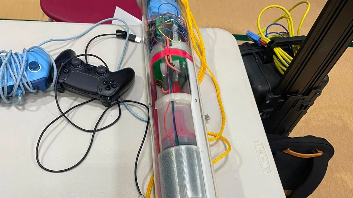 The KAU students’ float could serve ocean and marine scientists, environmental monitoring organizations and teams developing underwater robots, AlZahrani said. (Supplied)