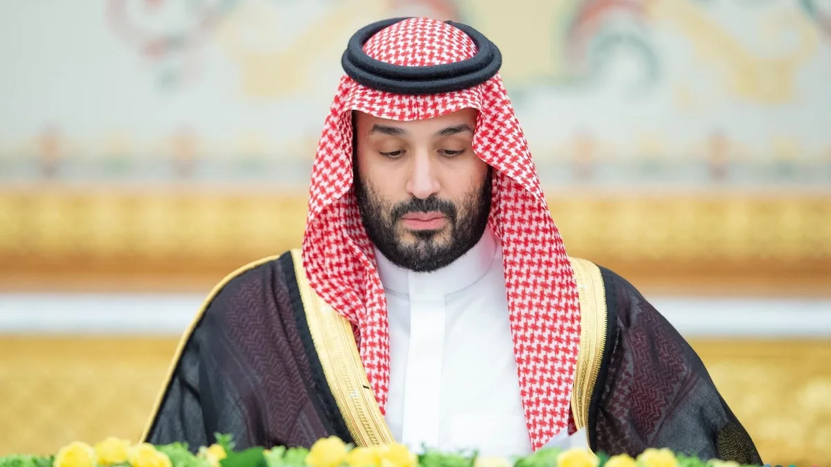 Crown Prince Mohammed bin Salman chaired a cabinet meeting in Riyadh on Tuesday. (SPA)