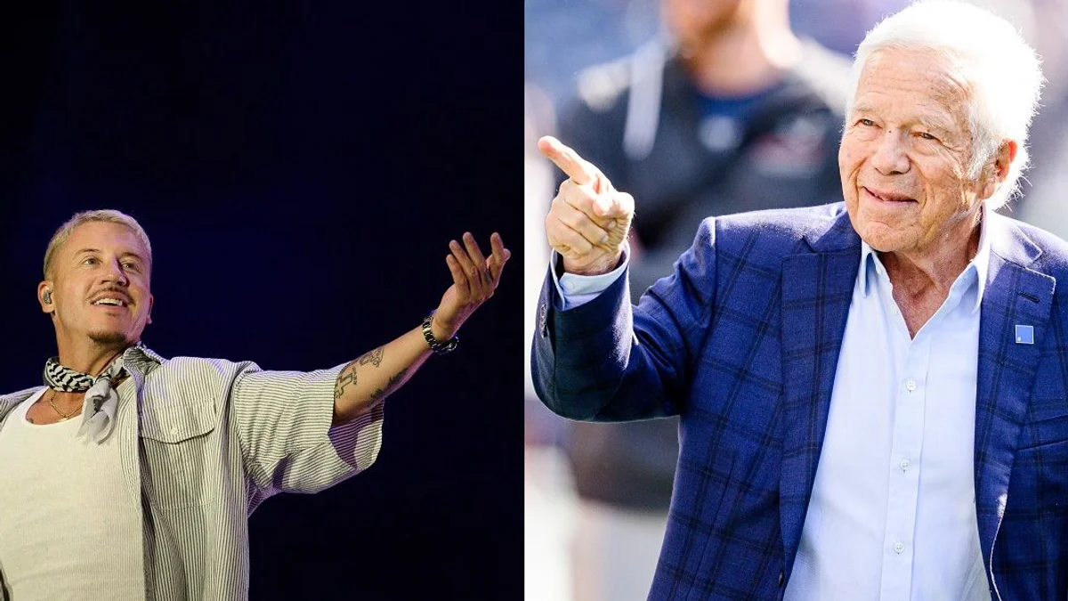Macklemore, Robert Kraft pledge $3m in aid amid concert backlash