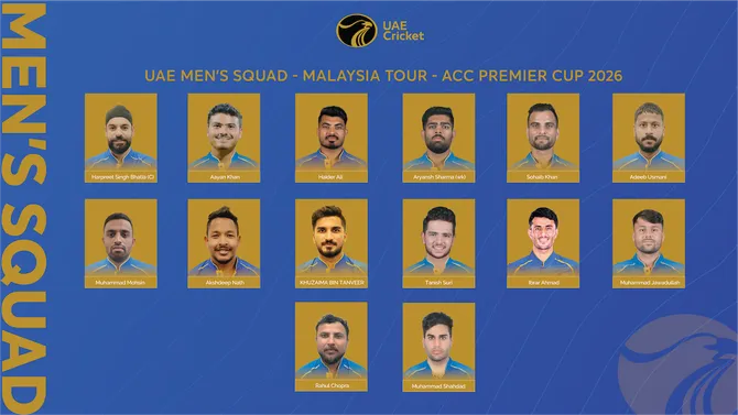 Harpreet Singh Bhatia to lead UAE in ACC Men’s Premier Cup 2026