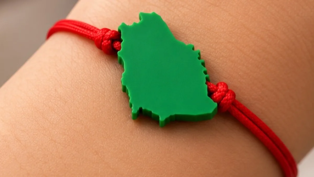 Saudi fashion brand SADF features patriotic designs expressing national pride and identity. (SADF)