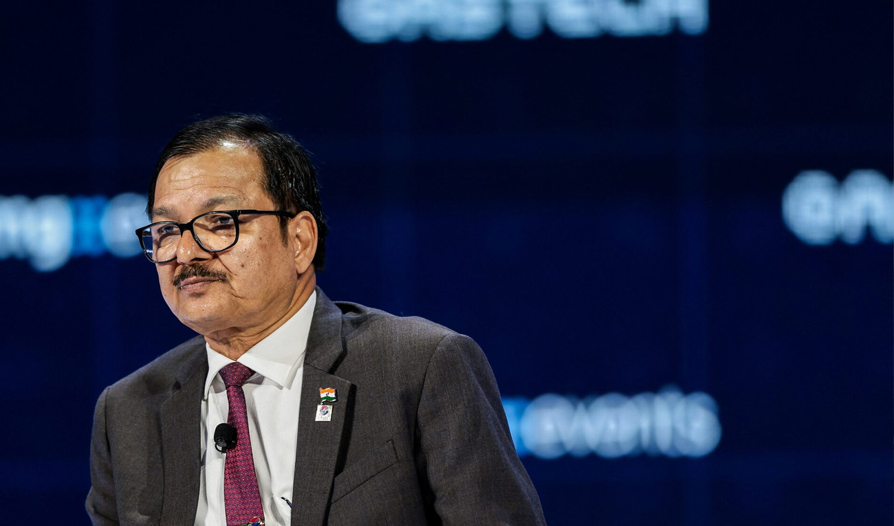 Petronet LNG’s Managing Director and CEO Akshay Kumar Singh attends a session at Gastech Bangkok 2026, in Bangkok, Thailand, September 15, 2026. (Reuters)