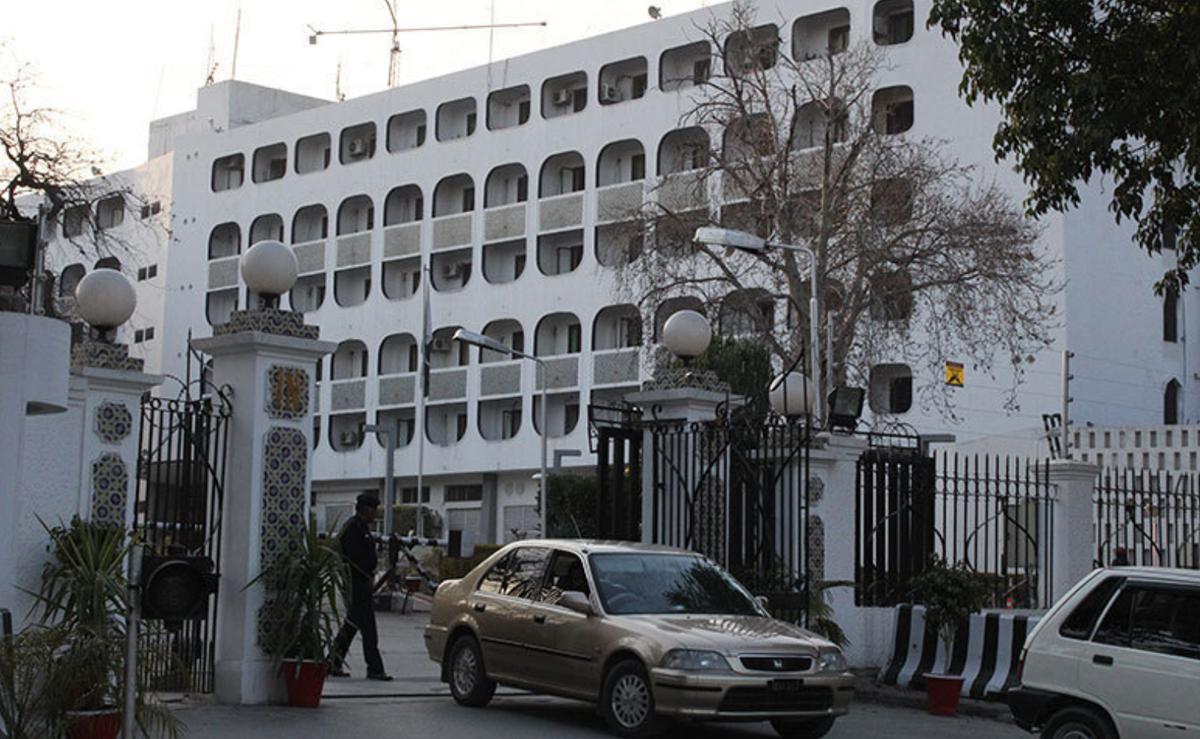 View of the Ministry of Foreign affairs Islamabad. (Photo courtesy: Suhail Yusuf/Dawn)