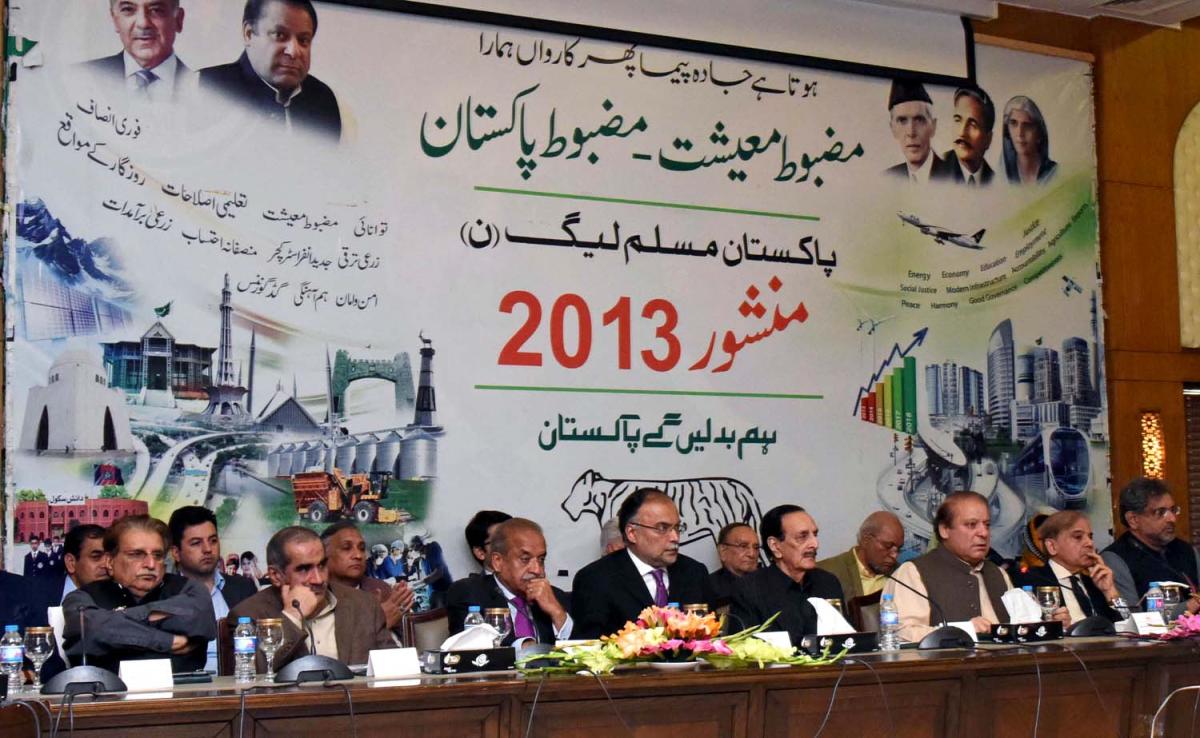 The Pakistan Muslim League-Nawaz (PML-N) party also elected Nawaz as "leader for life", in what will be seen as a provocative move and could anger the judiciary after last week's Supreme Court verdict that removed Sharif as party leader. (Photo courtesy: PML-N media wing)