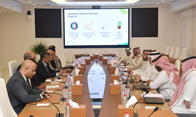During the meeting, both sides agreed to activate Pakistan-Saudi Joint Business Council within two months. (Photo courtesy: Pakistan’s Ministry of commerce)