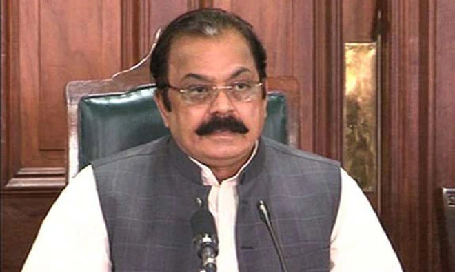 Punjab Law Minister Rana Sanaullah Khan. (APP)