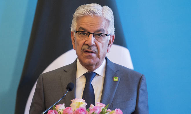 Pakistan's Foreign Minister Khawaja Muhammad Asif. (AFP)