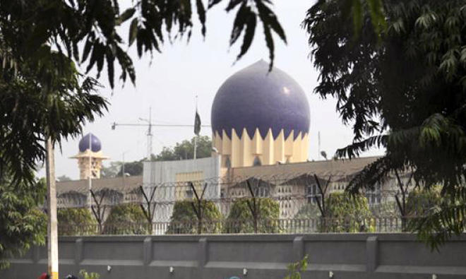 Pakistan High Commission in New Delhi. (AP)