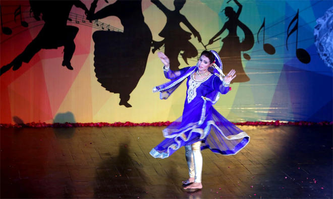 In this file photo, a Pakistani dancer performs at a cultural center in Lahore, Pakistan. (AP)