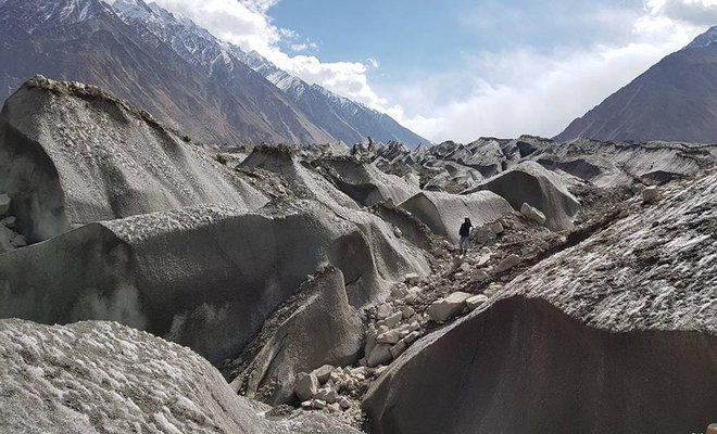 This undated file photo shows Shimshal, a village located in Gojal Tehsil of Hunza District, in the Gilgit–Baltistan region of Pakistan. (REUTERS)