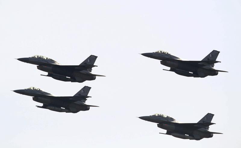 In this file photo, Pakistani F-16 fighter jets fly past during the Pakistan Day military parade in Islamabad, Pakistan, March 23, 2016. (REUTERS)