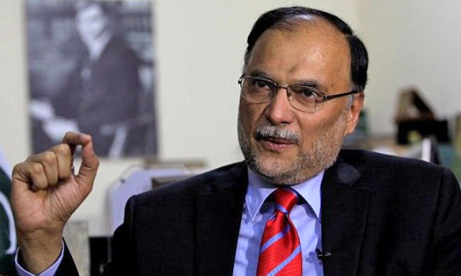 Interior Minister Ahsan Iqbal. (REUTERS)