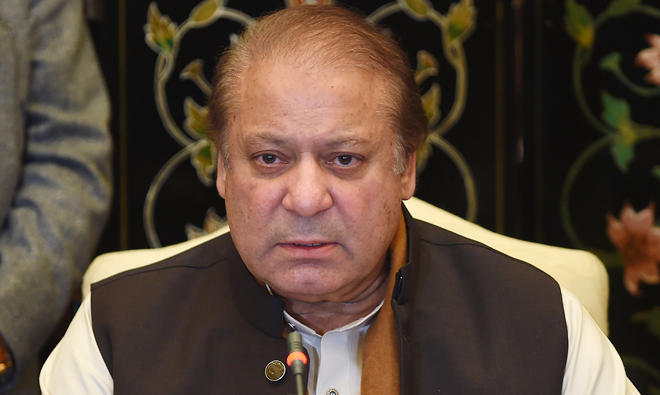 Former Pakistani Prime Minister Nawaz Sharif. (AFP)
