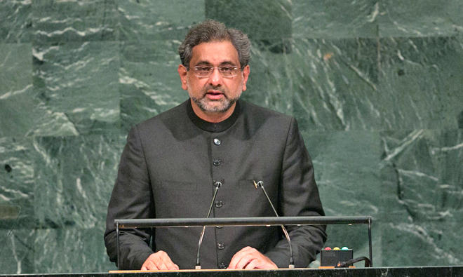 Prime Minister Shahid Khaqan Abbasi. (AFP)