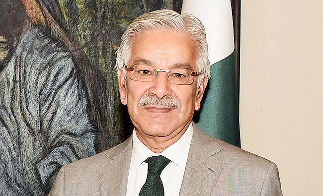Khawaja Muhammad Asif. (AP)