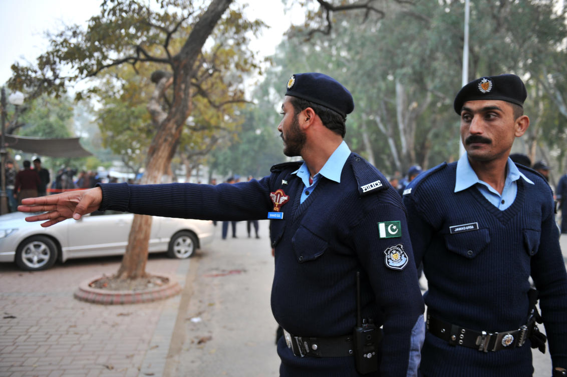 Pakistan police. (Shutterstock)