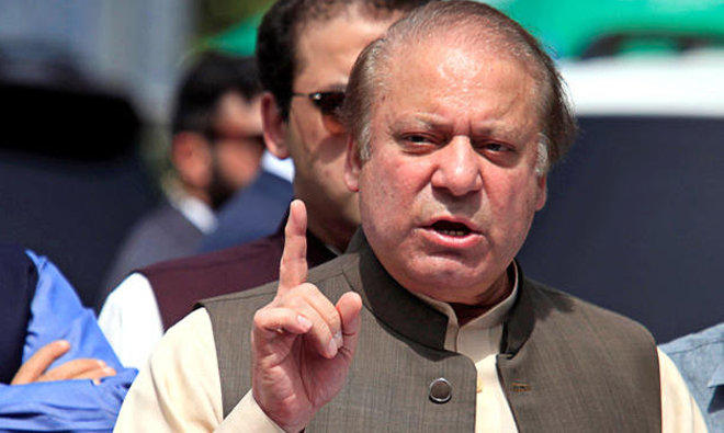 Former Pakistani Prime Minister Nawaz Sharif. (REUTERS)
