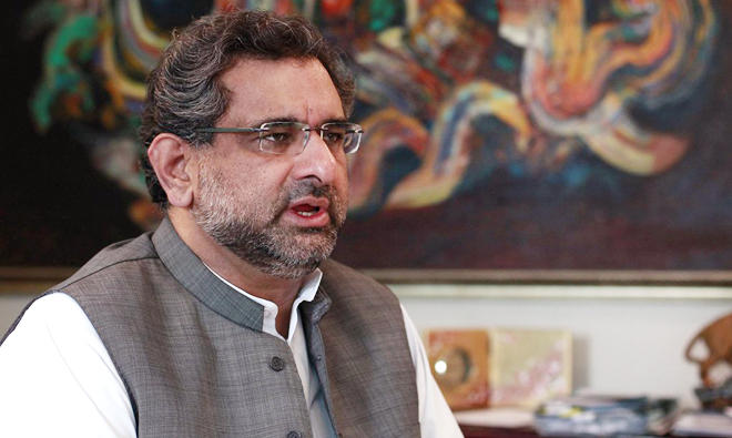 Prime Minister Shahid Khaqan Abbasi. (REUTERS)