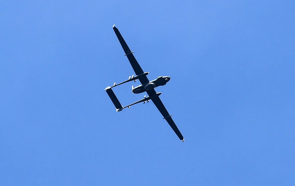 Indian army drone. (Tauseef Mustafa/AFP)