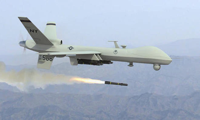 Pakistani officials said thursday that son of the Pakistani Taliban chief Maulvi Fazalullah and 20 other militants have been killed in a US drone strike. (AFP)