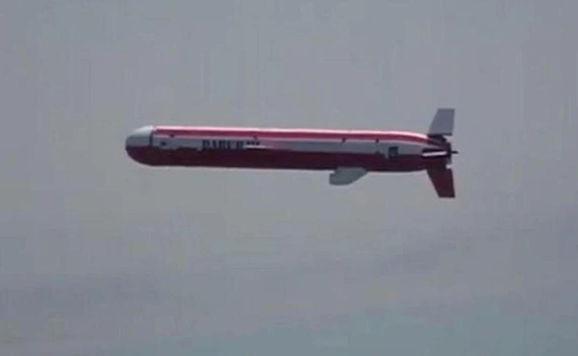 Submarine-Launched Cruise Missile (SLCM) Babur. (Photo courtesy: social media)