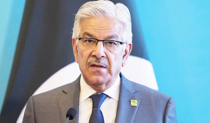 Pakistani Foreign Minister Khawaja Muhammed Asif. (AFP)
