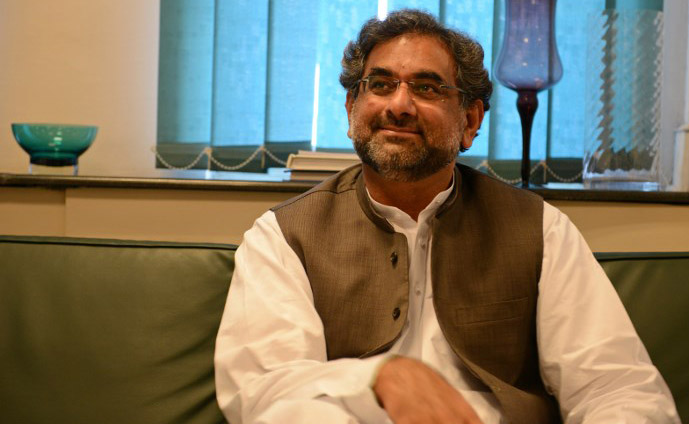 Pakistani Prime Minister Shahid Khaqan Abbas. (AFP)