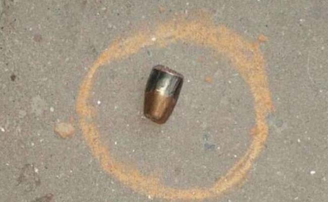 Bullet slug recovered at Justice Ijazul Ahsan's residence. (Photo courtesy: Geo TV)