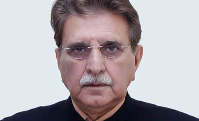 Azad Jammu Kashmir (AJK) Prime Minister Raja Farooq Haider. (Photo courtesy: social media)