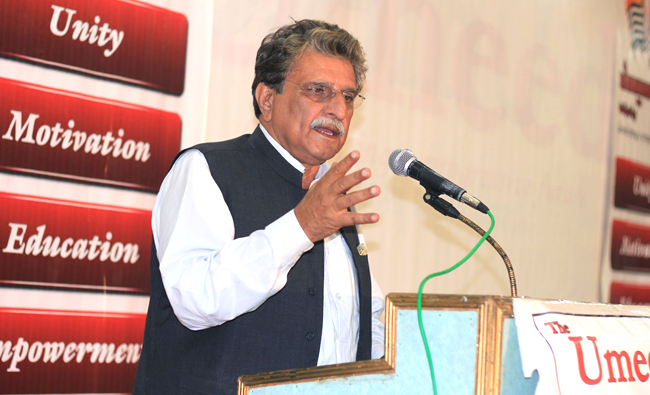 In this file photo, Prime Minister of Pakistani administrated Kashmir, Raja Farooq Haider Khan.
