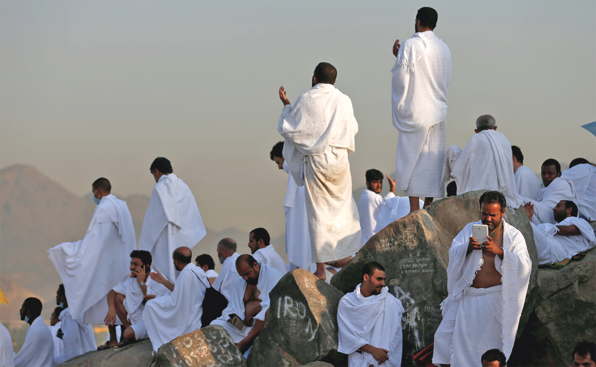 In this file photo, Muslim pilgrims join one of the Hajj rituals on Mount Arafat near the Grand Mosque in Makkah, Saudi Arabia. (Reuters)