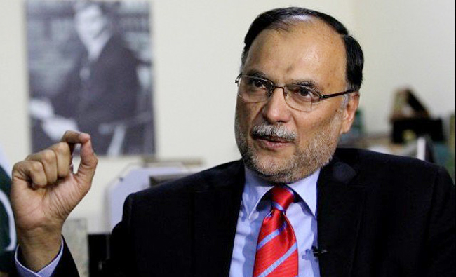 Ahsan Iqbal. (REUTERS)