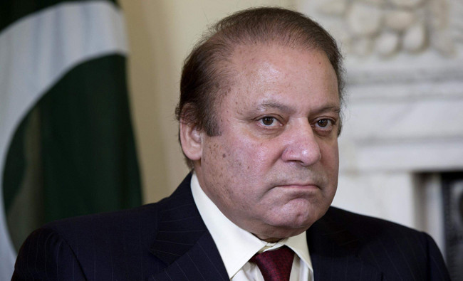 Former Pakistani Prime Minister Nawaz Sharif. (AP)