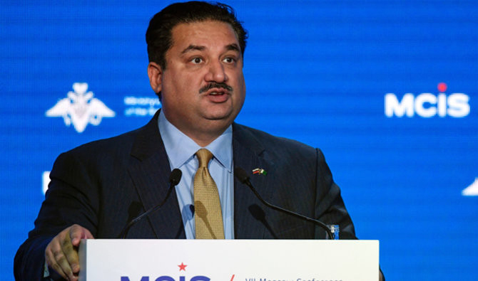 Pakistani Defense Minister Khurram Dastgir Khan. (AFP)