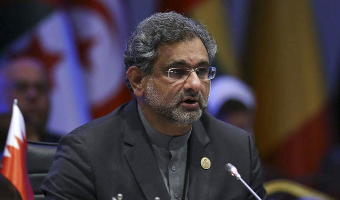 Pakistani Prime Minister Shahid Khaqan Abbasi. (AP)
