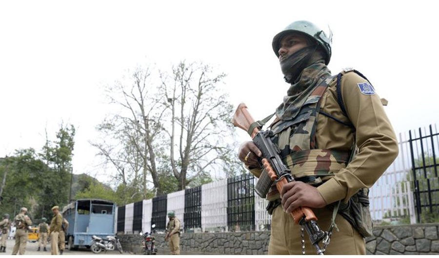 Security forces in Jammu and Kashmir were put on high alert May 18 ahead of a visit by Prime Minister Narendra Modi to the state on Saturday May 19. (AFP)