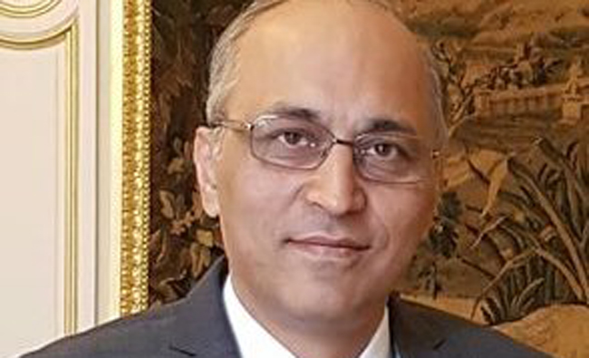 Ambassador of Pakistan to France, Moin-ul-Haque. (Photo courtesy: social media)