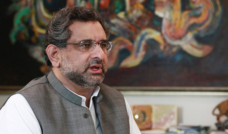 Shahid Khaqan Abbasi. (REUTERS)