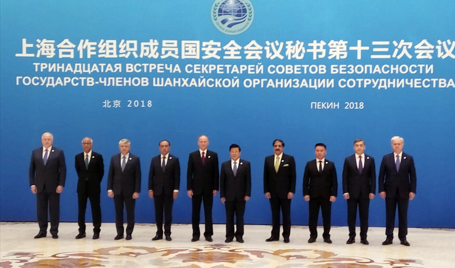 National Security Adviser Nasser Khan Janjua attends a Shanghai Cooperation Organization meeting in Beijing. (Photo courtesy: NSA’s office)