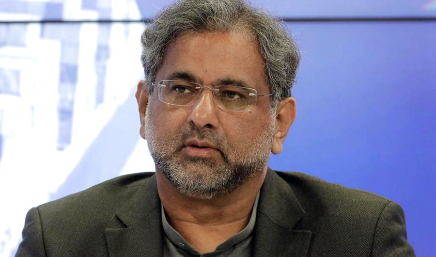 Shahid Khaqan Abbasi. (AP/file)
