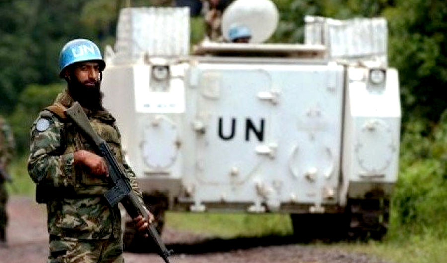 In this file photo, Soldiers of the Pakistan Brigade patrol in the Kahuzi-Biega National Park in 2005. (AFP)