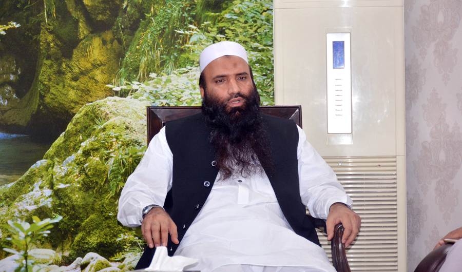 President of Pakistan's controversial political party, Milli Muslim League (MML), Saifullah Khalid. (AN photo)