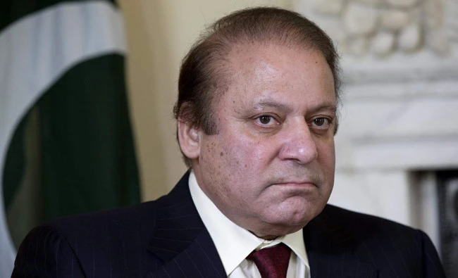 Former Pakistani Prime Minister Nawaz Sharif. (AP)